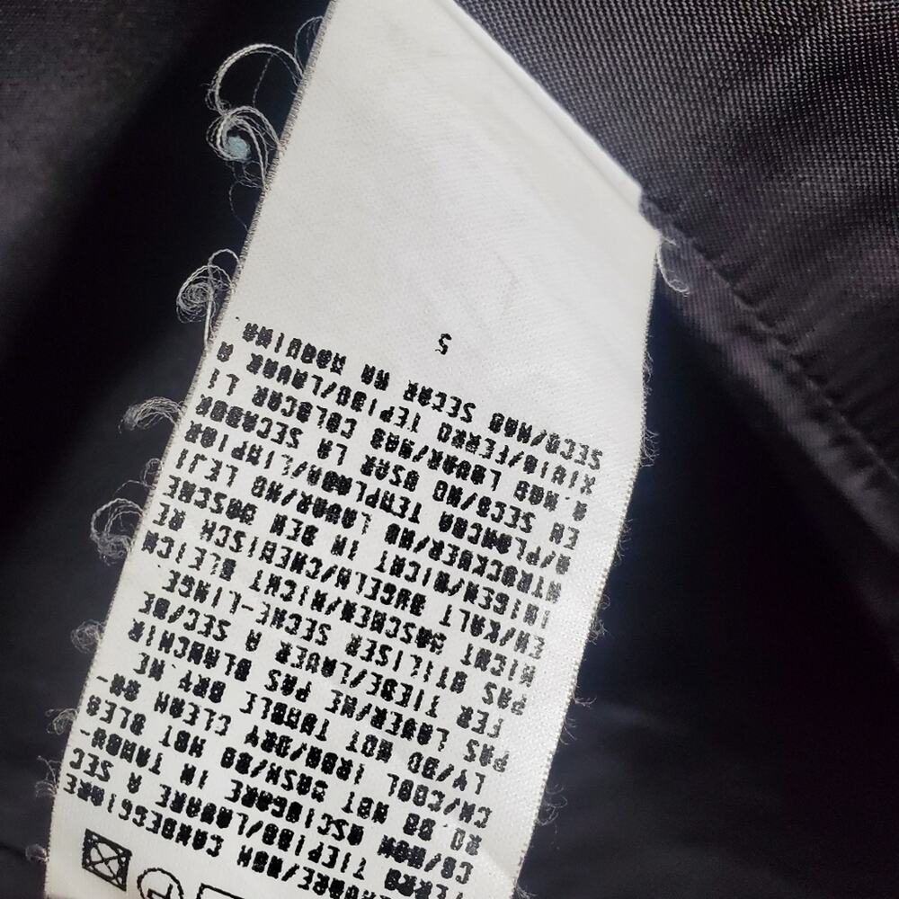 Sisley Vintage Black 4 Button long line blazer jacket Size 40 EU Great condition - Picture 7 of 10